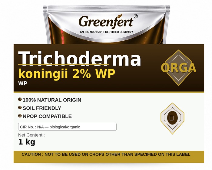 Greenfert Trichoderma koningii 2% WP — WP packaging bag
