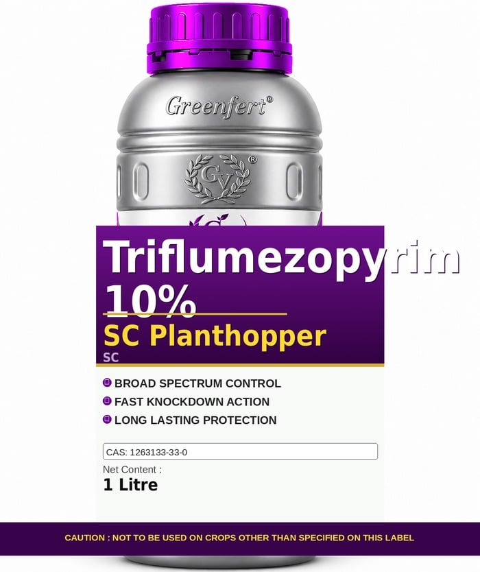 Triflumezopyrim 10% SC Planthopper — bottle packaging