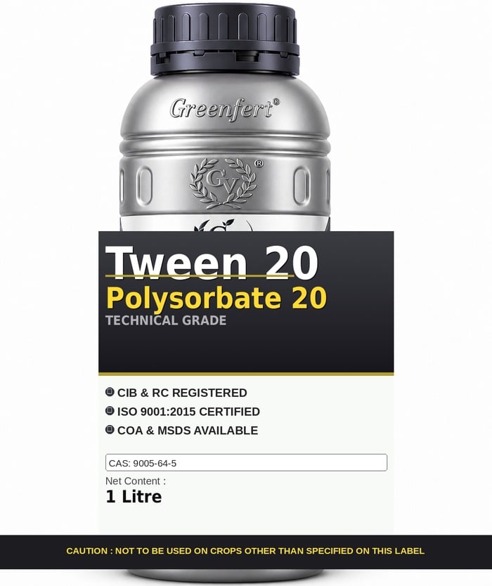 Tween 20 Polysorbate 20 — technical grade jar
