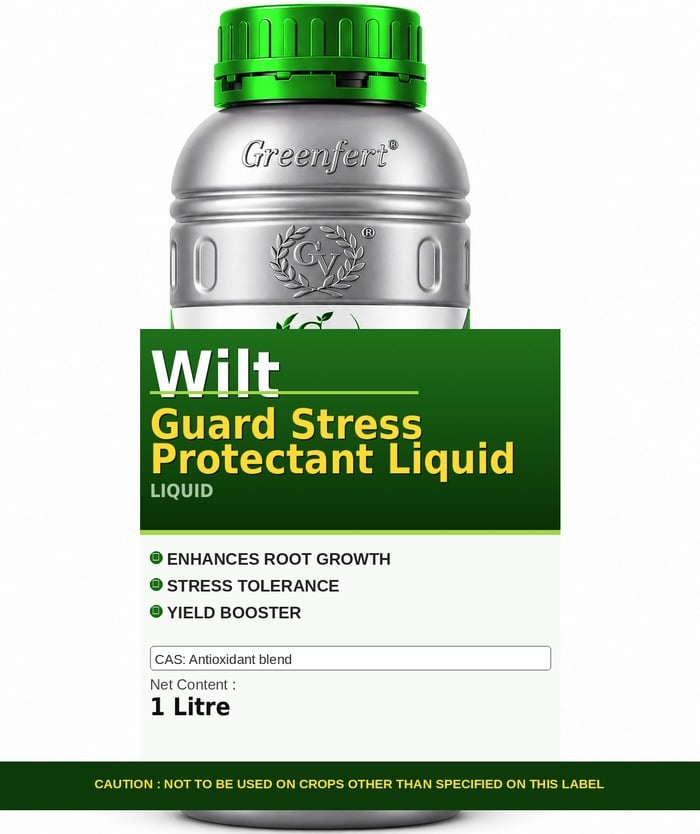Greenfert Wilt Guard Stress Protectant Liquid — bottle packaging