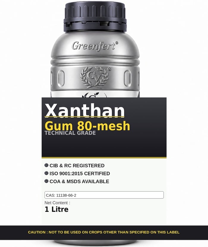 Xanthan Gum 80-mesh — technical grade jar