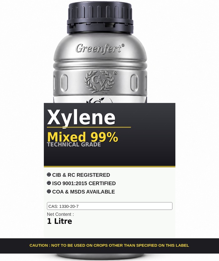 Xylene Mixed 99% — technical grade jar