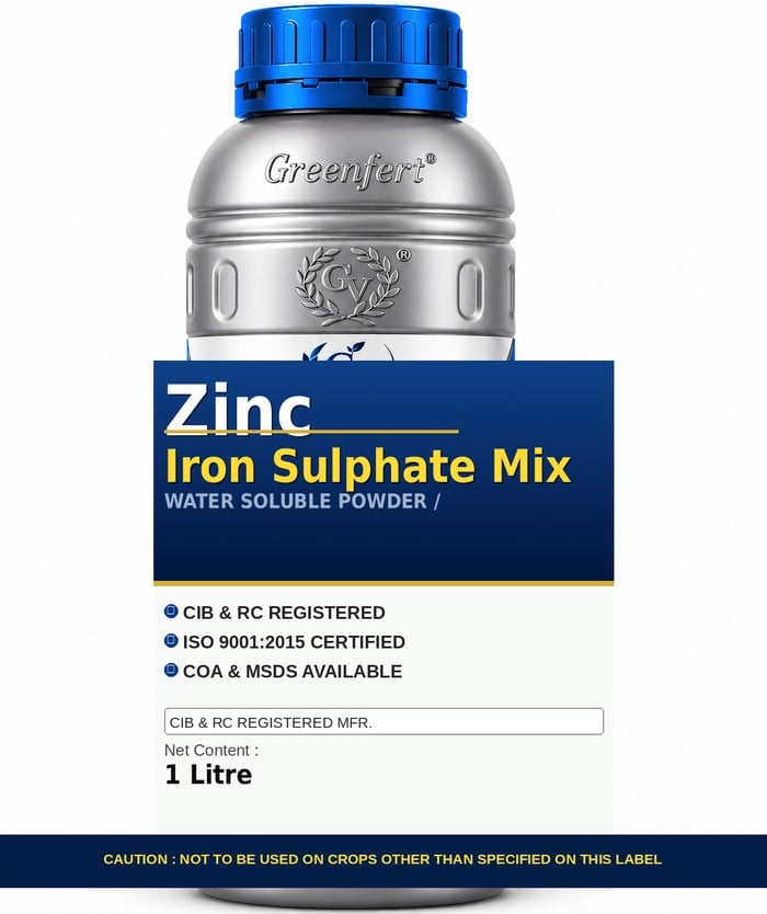 Greenfert Zinc Iron Sulphate Mix — MIX packaging bag